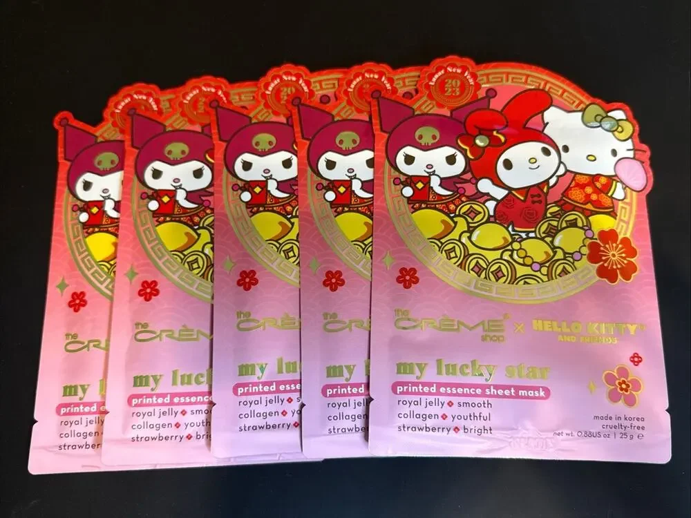 (5) The Cream Shop X Hello Kitty & Friends My Lucky Star Essence Sheet Mask